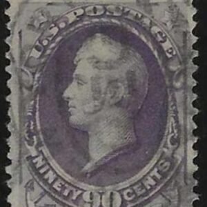 US 218 Bank Notes VF Used Light Cancel, Large Margins cv $225