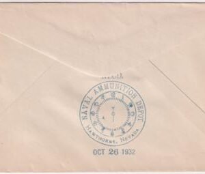 US Nevada, Hawthorne 705 Fancy Cancel Cover, Anchor