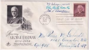 US 1062 Autographed Cover, Signed by the Designer and Engravers
