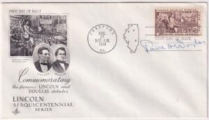 US 1115 Autographed Cover, Signed by IL Senator Paul Douglas
