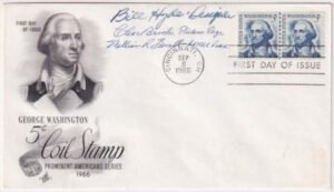 US 1304  Autographed Cover  Signed by the Designer and Engraver