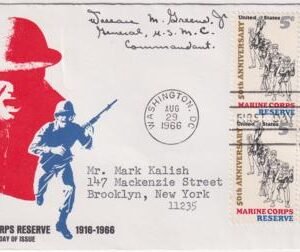 US 1315 FDC Signed by General Wallace M. Green Jr,