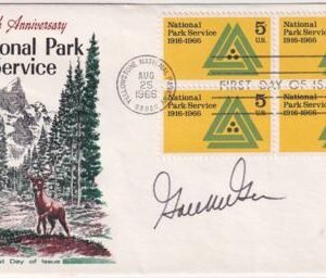 US 1314 FDC Signed by Senator Gale W. McGee of Wyoming