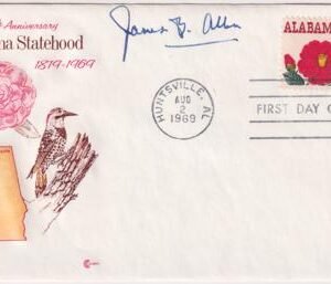 US 1375 FDC Signed by Senator James Allen of Alabama