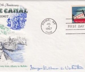 US 1325 FDC Mayor of Rome NY, William A. Valentine
