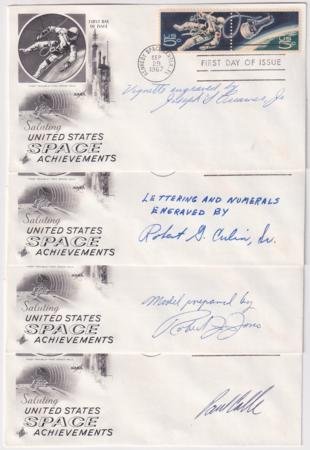 INV-22426itExt_80c169e1-e2a7-4455-8baf-73e833e23712 US 1332b Set of 4 Matched FDC's, Signed by Designer and Engravers