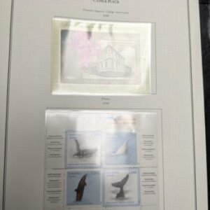 Costa Rica 1991-2011 Min NH Collection in 5-Ring Binder in Slipcase