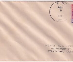 US Kentucky, Ed 688 Fancy Cancel Cover, URA, Egg in Square