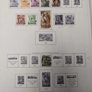 Saar and German Area 1920-1957 Mint and Used Collection in Scott Binder