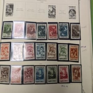 Saar and German Area 1920-1957 Mint and Used Collection in Scott Binder