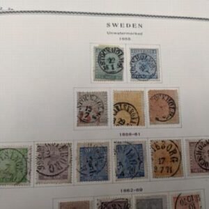 Sweden 1855-2000 Mint and Used Almost Complete Collection in Scott Binder