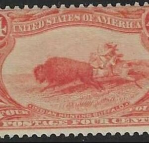 US 287 Early Commemoratives F Mint NH Pristine - Bright Color! cv $330