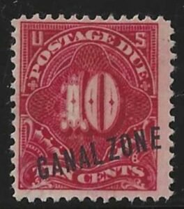US Possessions - Canal Zone J3 F+ Mint H cv $900