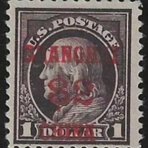 US Shanghai Overprint K16 F+ LH cv $425