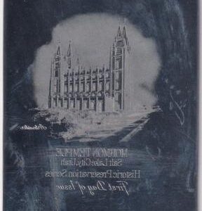US Artmaster Scott UX83 Mormon Temple  - Plate