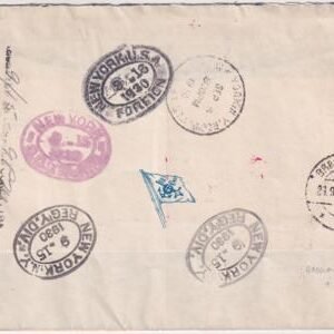 Switzerland / US 1930 Europa Catapult Registered Cover