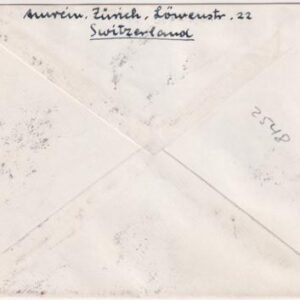 Switzerland 1923 First Flight Zurich - London with C3