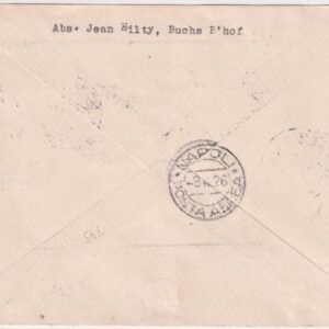 Liechtenstein / Switzerland  1926 First Swiss African Flight to Italy