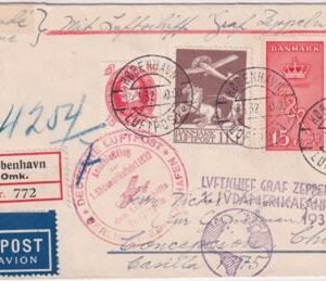 Denmark 1932 First South American Flight with C2