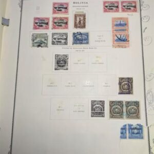 Bolivia 1866-1892 Mint and Used Collection in Scott Binder