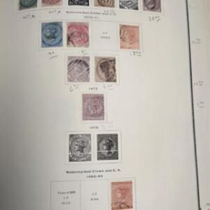 British Area -Guiana, Guyana, Jamaica, Leeward Is, Monerrat 1860-1976 Used Collection in Scott Binder