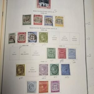 British Area -Guiana, Guyana, Jamaica, Leeward Is, Monerrat 1860-1976 Used Collection in Scott Binder