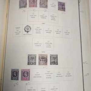 British Area -Guiana, Guyana, Jamaica, Leeward Is, Monerrat 1860-1976 Used Collection in Scott Binder