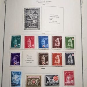 Yugoslavia, Bosnia & Croatia Mint & Used Collection in Scott Binder