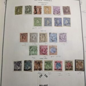Dutch Indies 1864-1940 Mint and Used Collection on Pages