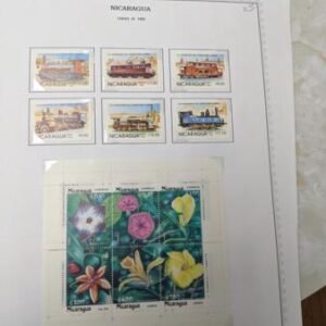 Nicaragua 1958-1995 Mint Collection on Minkus Pages