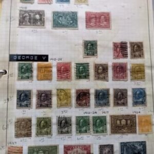 Canada 1970-1982 Used Collection in 3-Ring Binder