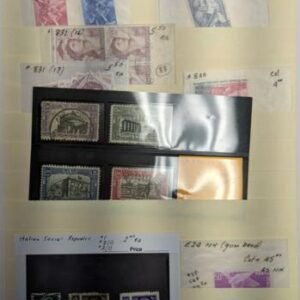 Italy 1862-1956 Mint and Used Collection on Pages