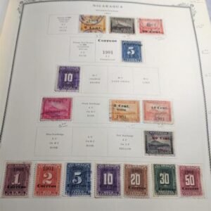 Nicaragua & Panama 1862-1997 Mint & Used Collection in Scott Binder