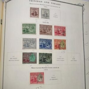 British Area - St. Vincent, South Georgia, Tobago, Trinidad, Trinidad & Tobago 1859-1963 Mint & Used Collection