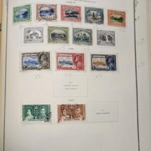 British Area - St. Vincent, South Georgia, Tobago, Trinidad, Trinidad & Tobago 1859-1963 Mint & Used Collection