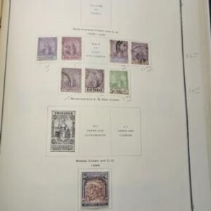 British Area - St. Vincent, South Georgia, Tobago, Trinidad, Trinidad & Tobago 1859-1963 Mint & Used Collection