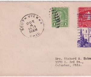 US Ohio, South Vienna 632, U525 Fancy Cancel Cover, Ship