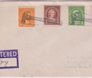 US Washington, Hammer 632, 636, 642, 689 Fancy Cancel Cover