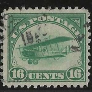 US C2 Airmails F-VF Used Light Cancel cv $30