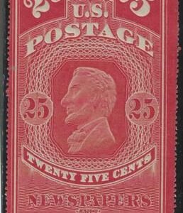 US PR7 Newspaper F-VF LH No Gum As Issued cv $300