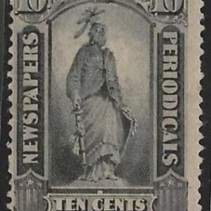 US PR62 Newspaper F Hinged No Gum As Issued PSAG Cert cv $200