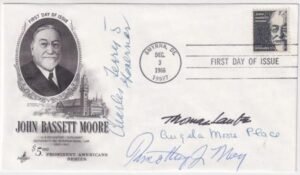 US 1295 FDC Signed by DE Governor, Charles L. Terry,  and Others