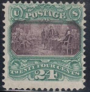 US 120 1869 Pictorials Mint F