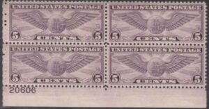US C16 Airmails Mint NH VF-XF Block Exceptional Centering! Pristine