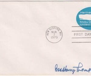 US U554 6c Moby Dick FDC Signed by the Designer