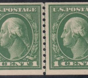 US 443 Washington / Franklin NH F-VF Line Pair Very Fresh!