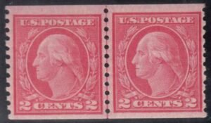 US 455 Washington / Franklin Mint Mint NH VF Pair