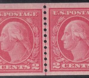 US 455 Washington / Franklin Mint Mint NH VF Pair