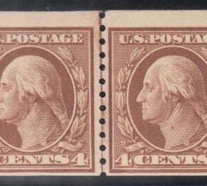 US 457 Washington / Franklin Mint NH F-VF Line Pair