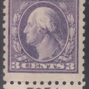 US 464 Washington / Franklin Mint LH VF Plate # Single